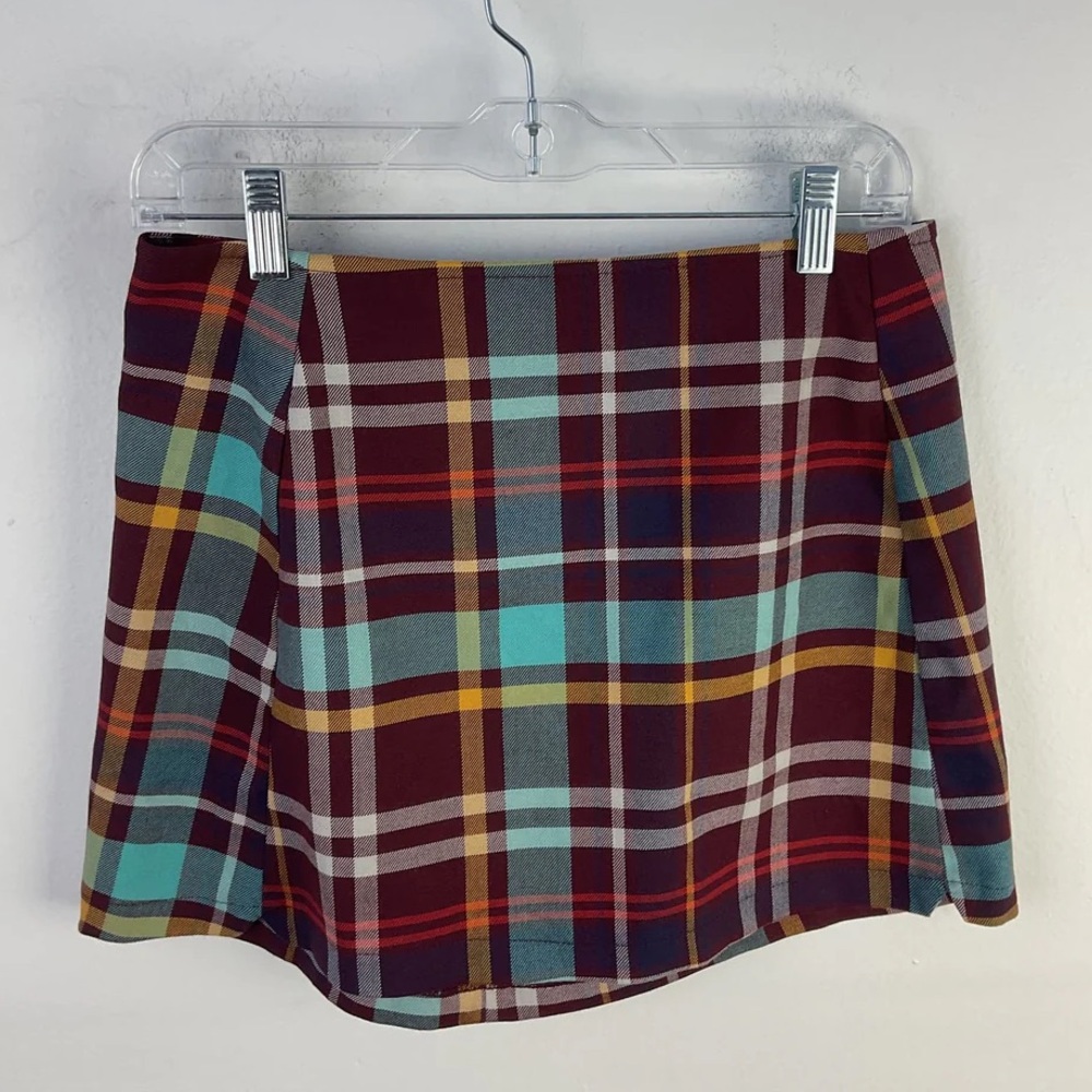 Urban Outfitters Plaid Mini Skirt